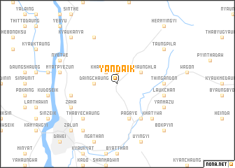 map of Yandaik