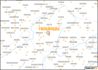 map of Yandandou