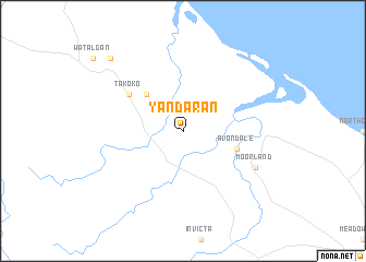 map of Yandaran