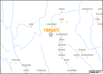 map of Yandati
