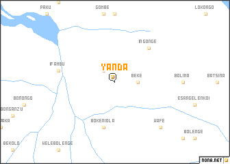 map of Yanda