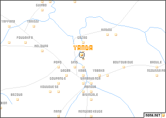 map of Yanda