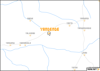 map of Yandende