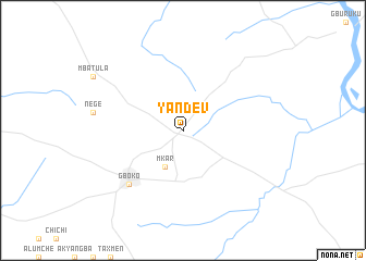 map of Yandev