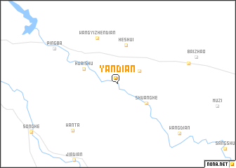 map of Yandian