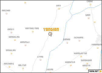 map of Yandian