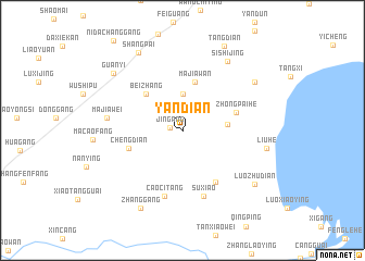 map of Yandian