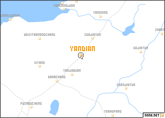 map of Yandian