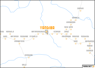 map of Yandiba