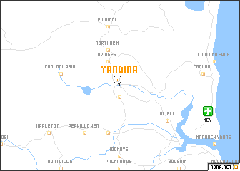 map of Yandina