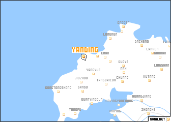 map of Yanding