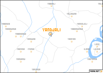 map of Yandjali