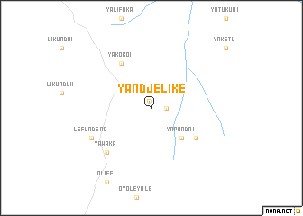 map of Yandjelike