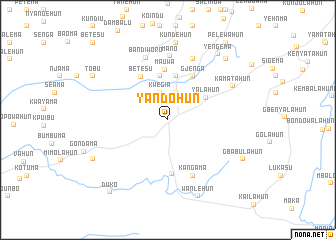 map of Yandohun