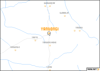 map of Yandongi