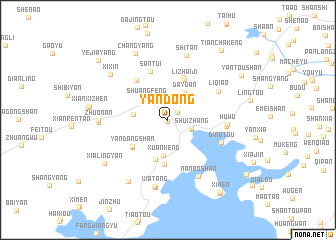 map of Yandong