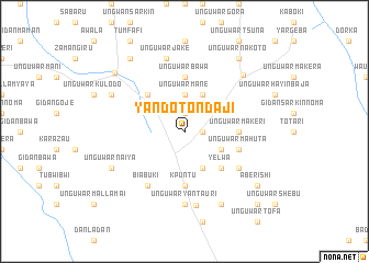 map of Yan Doton Daji