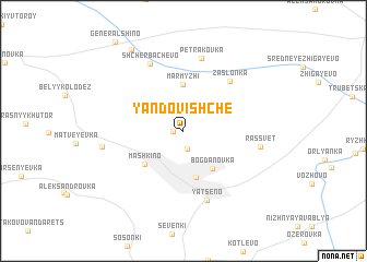 map of Yandovishche