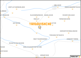 map of Yandovishche