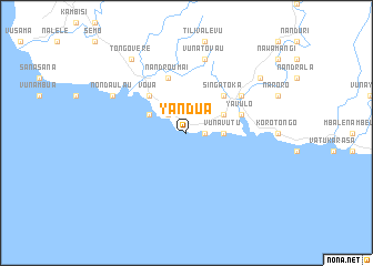 map of Yandua