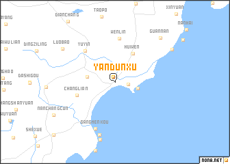 map of Yandunxu