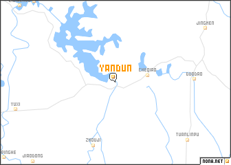 map of Yandun