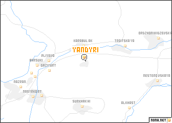 map of Yandyri