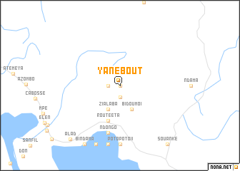 map of Yanebout