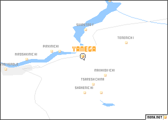 map of Yanega