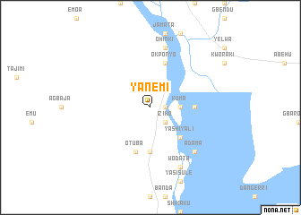map of Yanemi
