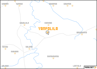 map of Yanfolila