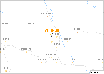 map of Yanfou