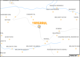 map of Yanga-Aul