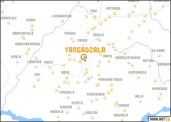 map of Yanga Dzala