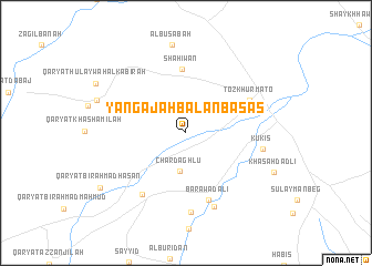 map of Yangajah Bālān Basās