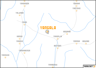 map of Yangala