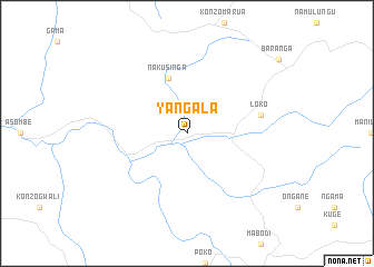map of Yangala