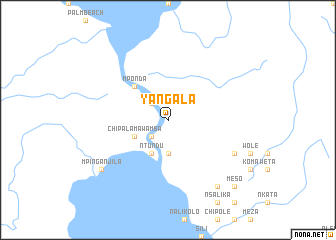 map of Yangala