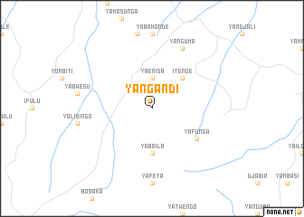 map of Yangandi