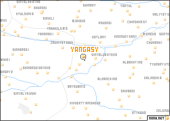 map of Yangasy