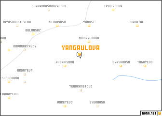 map of Yangaulova