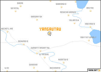 map of Yangau-Tau