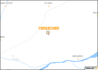 map of Yangazhan