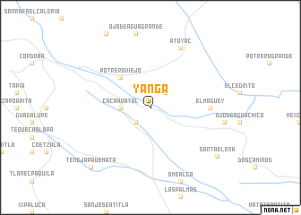 map of Yanga