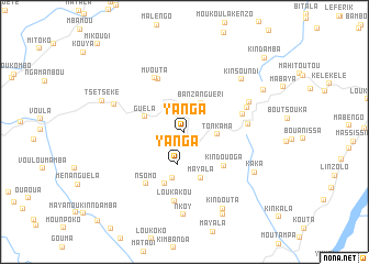 map of Yanga