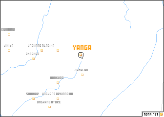 map of Yanga