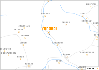 map of Yangbai