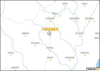 map of Yangben