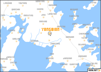 map of Yangbian