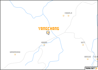 map of Yangchang